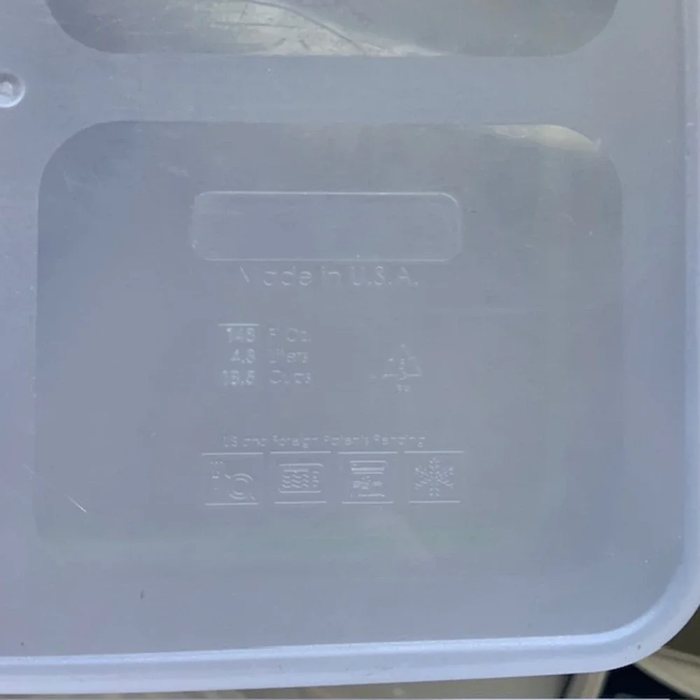 Food Network 2 Pc Airtight Large Food Storage Container Set Locking Lids USA